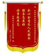 2017全心全意為人民服務(wù)錦旗