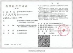 食品經營許可證